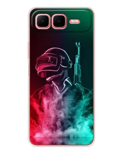 Чехол для Infinix Smart 10 Plus с картинкой «PUBG — огненный воин» Чехол для Infinix Smart 10 Plus с картинкой «PUBG — огненный воин»