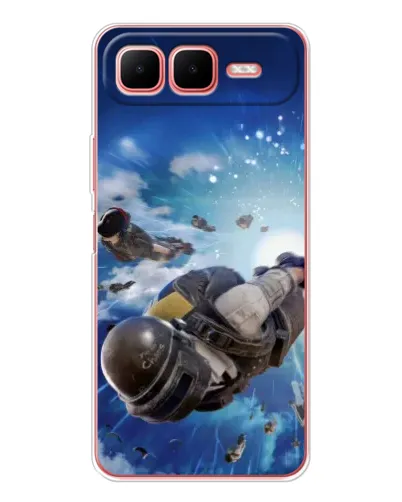 Чехол для Infinix Smart 10 Plus с картинкой «Десант PUBG — прыжок» Чехол для Infinix Smart 10 Plus с картинкой «Десант PUBG — прыжок»