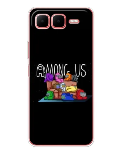 Чехол для Infinix Smart 10 Plus с картинкой «Логотип Among Us» Чехол для Infinix Smart 10 Plus с картинкой «Логотип Among Us»