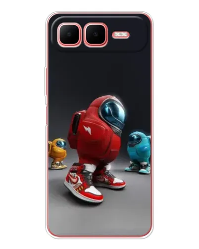 Чехол для Infinix Smart 10 Plus с картинкой «Among Us — 3D стиль» Чехол для Infinix Smart 10 Plus с картинкой «Among Us — 3D стиль»