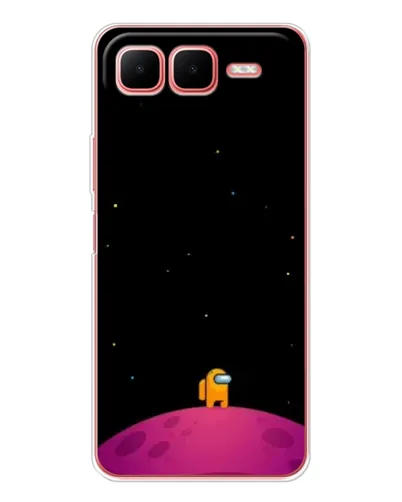 Чехол для Infinix Smart 10 Plus с картинкой «Одинокий герой на планете» Чехол для Infinix Smart 10 Plus с картинкой «Одинокий герой на планете»