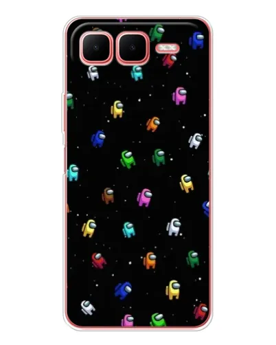 Чехол для Infinix Smart 10 Plus с картинкой «Экипаж Among Us» Чехол для Infinix Smart 10 Plus с картинкой «Экипаж Among Us»
