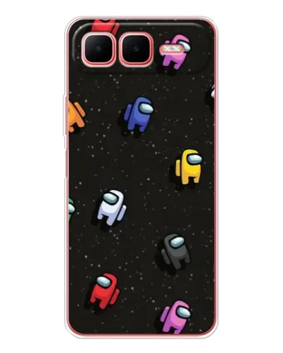 Чехол для Infinix Smart 10 Plus с картинкой «Космический паттерн Among Us» Чехол для Infinix Smart 10 Plus с картинкой «Космический паттерн Among Us»