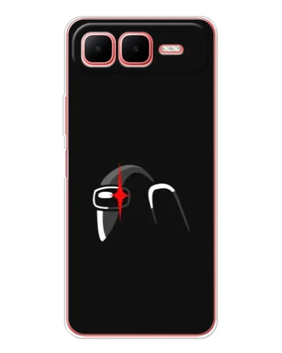 Чехол для Infinix Smart 10 Plus с картинкой «Among Us шлем» Чехол для Infinix Smart 10 Plus с картинкой «Among Us шлем»