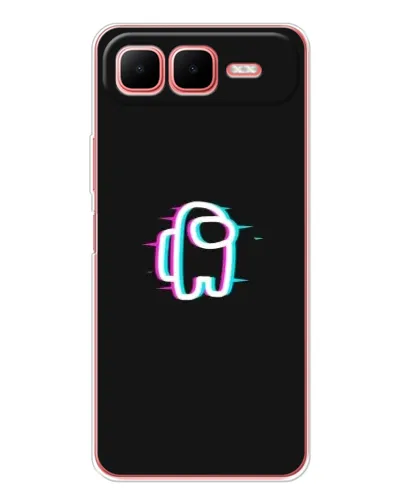 Чехол для Infinix Smart 10 Plus с картинкой «Among Us неон» Чехол для Infinix Smart 10 Plus с картинкой «Among Us неон»