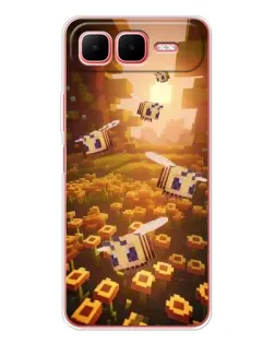Чехол для Infinix Smart 10 Plus с картинкой «Поле подсолнухов»