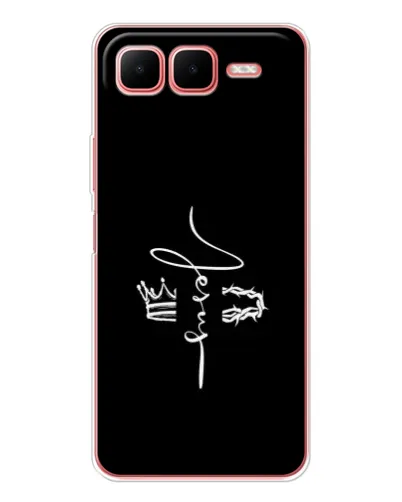 Чохол для Infinix Smart 10 Plus з картинкою «Король Слави Jesus»