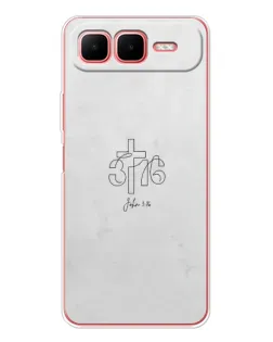 Чохол для Infinix Smart 10 Plus з картинкою «Івана 3:16 Хрест» Чохол для Infinix Smart 10 Plus з картинкою «Івана 3:16 Хрест»