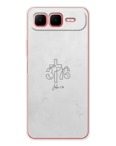 Чохол для Infinix Smart 10 Plus з картинкою «Івана 3:16 Хрест»