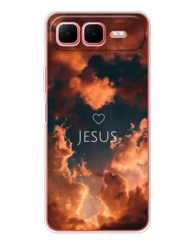 Чохол для Infinix Smart 10 Plus з картинкою «Сяйво Імені Jesus»