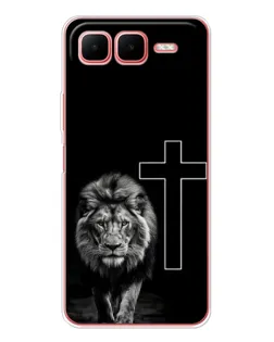 Чохол для Infinix Smart 10 Plus з картинкою «Лев та Хрест» Чохол для Infinix Smart 10 Plus з картинкою «Лев та Хрест»