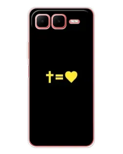Чохол для Infinix Smart 10 Plus з картинкою «Серце та Хрест»