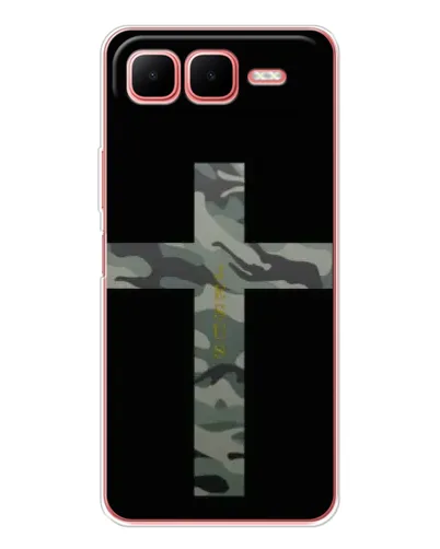 Чохол для Infinix Smart 10 Plus з картинкою «Мілітарі Хрест»