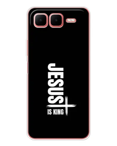 Чохол для Infinix Smart 10 Plus з картинкою «Вертикаль віри Jesus»