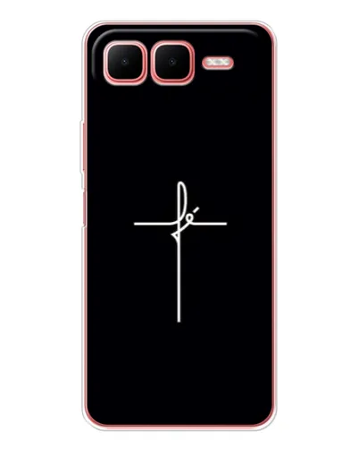 Чехол для Infinix Smart 10 Plus с картинкой «Тонкий крест» Чехол для Infinix Smart 10 Plus с картинкой «Тонкий крест»