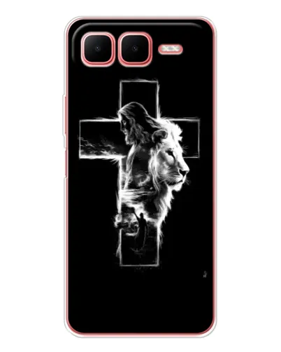Чехол для Infinix Smart 10 Plus с картинкой «Сияющий крест Jesus» Чехол для Infinix Smart 10 Plus с картинкой «Сияющий крест Jesus»