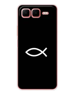 Чехол для Infinix Smart 10 Plus с картинкой «Символ рыбы Jesus» Чехол для Infinix Smart 10 Plus с картинкой «Символ рыбы Jesus»