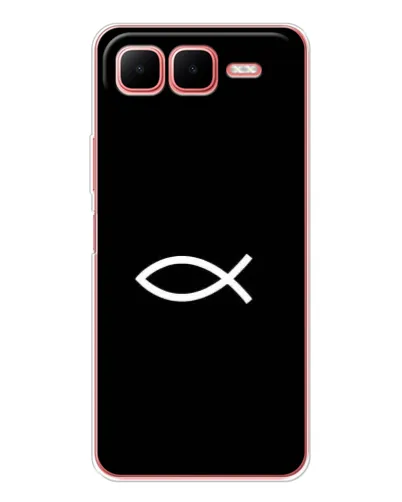 Чехол для Infinix Smart 10 Plus с картинкой «Символ рыбы Jesus» Чехол для Infinix Smart 10 Plus с картинкой «Символ рыбы Jesus»