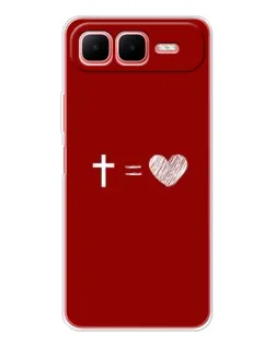 Чехол для Infinix Smart 10 Plus с картинкой «Уравнение любви» Чехол для Infinix Smart 10 Plus с картинкой «Уравнение любви»
