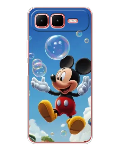 Чехол для Infinix Smart 10 Plus с картинкой «Mickey и мыльные пузыри» Чехол для Infinix Smart 10 Plus с картинкой «Mickey и мыльные пузыри»