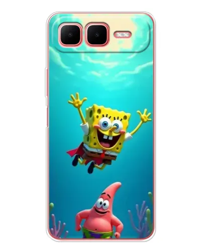 Чехол для Infinix Smart 10 Plus с картинкой «Спанч Боб под водой» Чехол для Infinix Smart 10 Plus с картинкой «Спанч Боб под водой»
