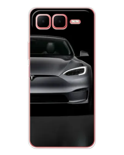Чехол для Infinix Smart 10 Plus с картинкой «Tesla Model S Look»