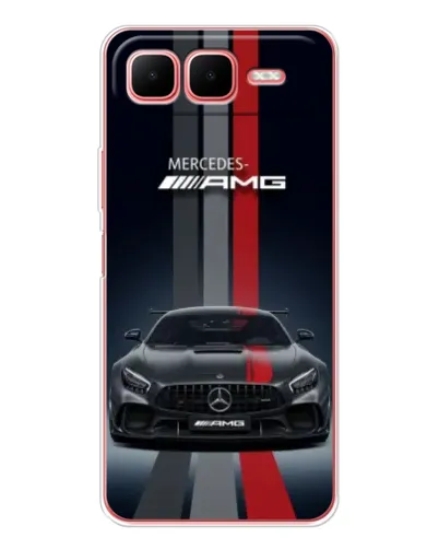 Чехол для Infinix Smart 10 Plus с картинкой «Mercedes — белый карбон» Чехол для Infinix Smart 10 Plus с картинкой «Mercedes — белый карбон»