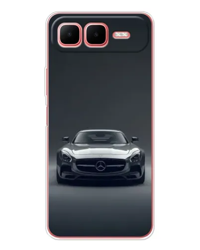 Чехол для Infinix Smart 10 Plus с картинкой «Mercedes на черном» Чехол для Infinix Smart 10 Plus с картинкой «Mercedes на черном»