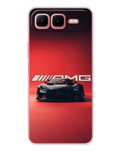 Чехол для Infinix Smart 10 Plus с картинкой «Mercedes AMG — красная линия» Чехол для Infinix Smart 10 Plus с картинкой «Mercedes AMG — красная линия»