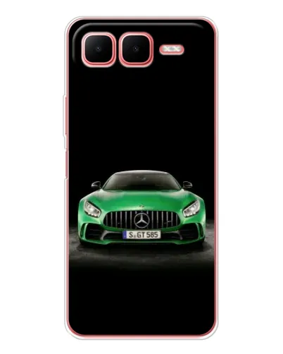 Чехол для Infinix Smart 10 Plus с картинкой «Mercedes — неоновый лого» Чехол для Infinix Smart 10 Plus с картинкой «Mercedes — неоновый лого»