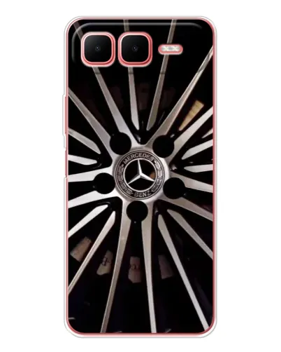 Чехол для Infinix Smart 10 Plus с картинкой «Диск Mercedes» Чехол для Infinix Smart 10 Plus с картинкой «Диск Mercedes»