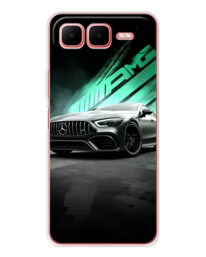 Чехол для Infinix Smart 10 Plus с картинкой «Темный Mercedes AMG» Чехол для Infinix Smart 10 Plus с картинкой «Темный Mercedes AMG»