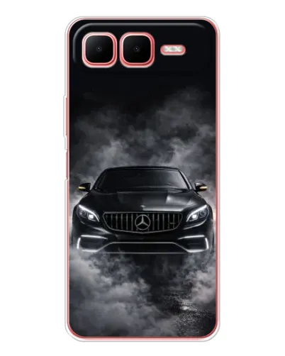 Чехол для Infinix Smart 10 Plus с картинкой «Mercedes в дыму» Чехол для Infinix Smart 10 Plus с картинкой «Mercedes в дыму»