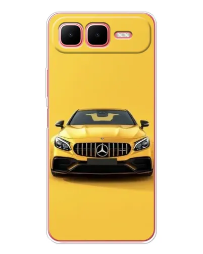 Чехол для Infinix Smart 10 Plus с картинкой «Желтый Mercedes GT» Чехол для Infinix Smart 10 Plus с картинкой «Желтый Mercedes GT»