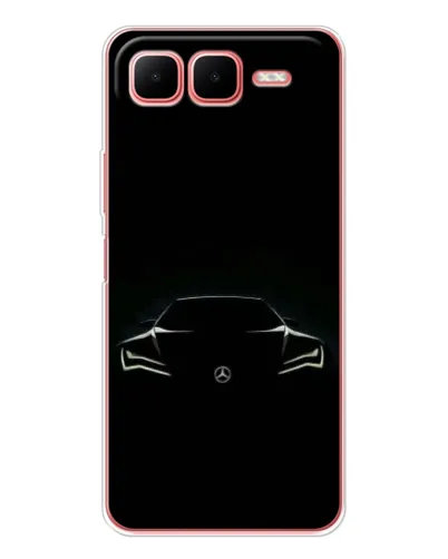 Чехол для Infinix Smart 10 Plus с картинкой «Mercedes — силуэт авто» Чехол для Infinix Smart 10 Plus с картинкой «Mercedes — силуэт авто»