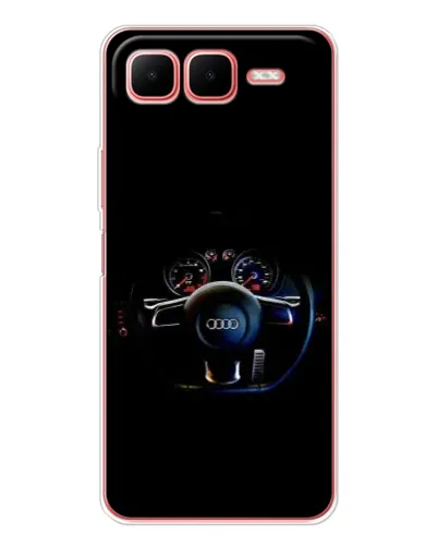 Чехол для Infinix Smart 10 Plus с картинкой «Салон Audi — руль» Чехол для Infinix Smart 10 Plus с картинкой «Салон Audi — руль»