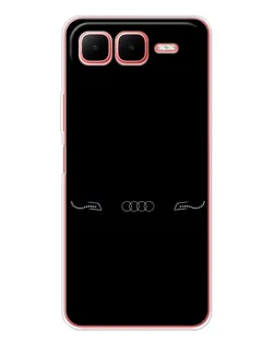Чехол для Infinix Smart 10 Plus с картинкой «Audi — световой подпись»