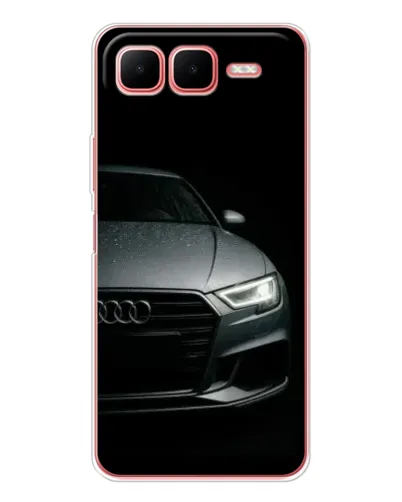 Чехол для Infinix Smart 10 Plus с картинкой «Audi — детализация кузова» Чехол для Infinix Smart 10 Plus с картинкой «Audi — детализация кузова»