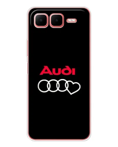 Чехол для Infinix Smart 10 Plus с картинкой «Логотип Audi Heart» Чехол для Infinix Smart 10 Plus с картинкой «Логотип Audi Heart»