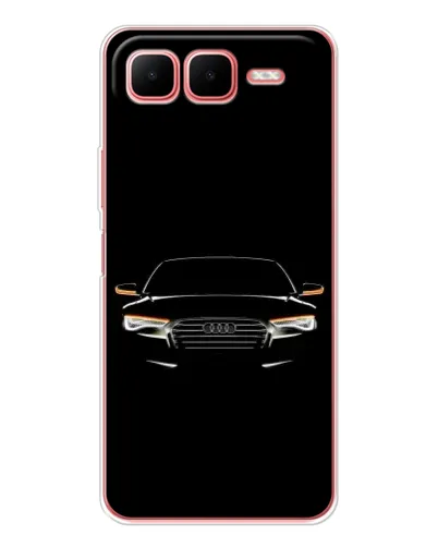 Чехол для Infinix Smart 10 Plus с картинкой «Audi — ночной контур» Чехол для Infinix Smart 10 Plus с картинкой «Audi — ночной контур»