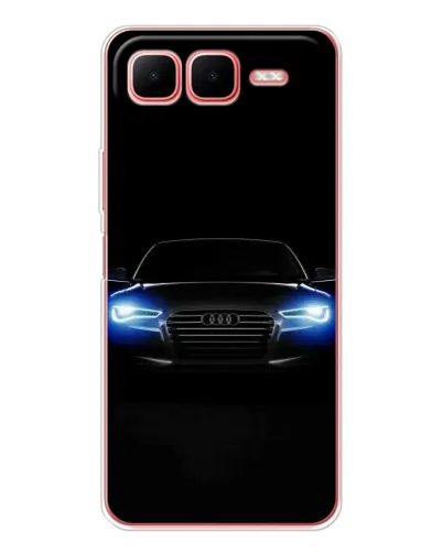 Чехол для Infinix Smart 10 Plus с картинкой «Audi в неоне» Чехол для Infinix Smart 10 Plus с картинкой «Audi в неоне»