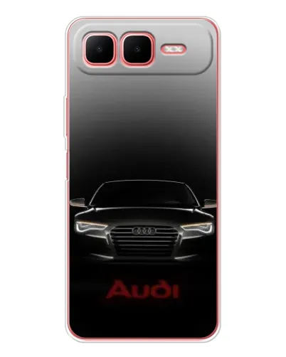 Чехол для Infinix Smart 10 Plus с картинкой «Audi — градиентный контур» Чехол для Infinix Smart 10 Plus с картинкой «Audi — градиентный контур»