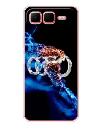Чехол для Infinix Smart 10 Plus с картинкой «Энергия лого Audi» Чехол для Infinix Smart 10 Plus с картинкой «Энергия лого Audi»