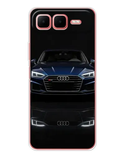 Чехол для Infinix Smart 10 Plus с картинкой «Audi — ночное отражение» Чехол для Infinix Smart 10 Plus с картинкой «Audi — ночное отражение»
