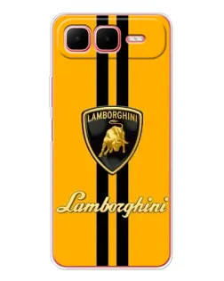 Чехол для Infinix Smart 10 Plus с картинкой «Lamborghini Stripe желтый» Чехол для Infinix Smart 10 Plus с картинкой «Lamborghini Stripe желтый»