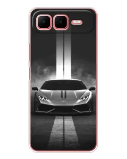 Чехол для Infinix Smart 10 Plus с картинкой «Lamborghini симметрия дорог» Чехол для Infinix Smart 10 Plus с картинкой «Lamborghini симметрия дорог»