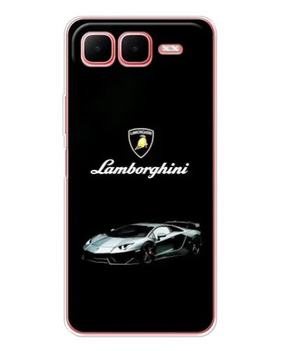 Чехол для Infinix Smart 10 Plus с картинкой «Логотип Lamborghini классика»