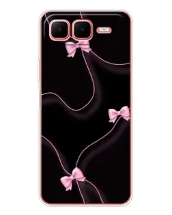 Чохол для Infinix Smart 10 Plus з картинкою «Рожеві стрічки»