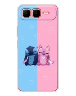 Чохол для Infinix Smart 10 Plus з картинкою «Stitch та Angel Love» Чохол для Infinix Smart 10 Plus з картинкою «Stitch та Angel Love»