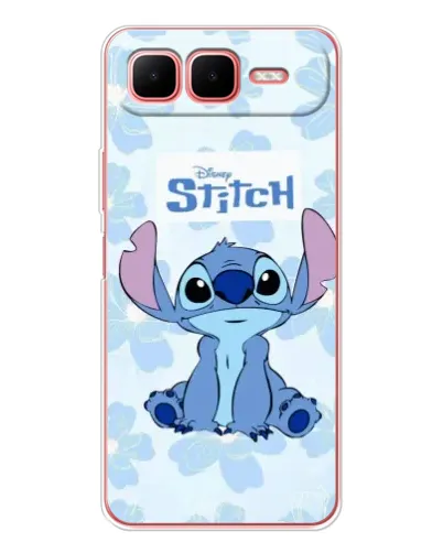 Чохол для Infinix Smart 10 Plus з картинкою «Stitch серед квітів»